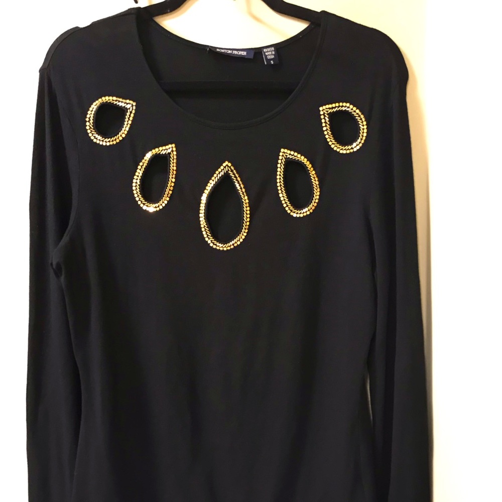 Black Boston Proper long sleeve top